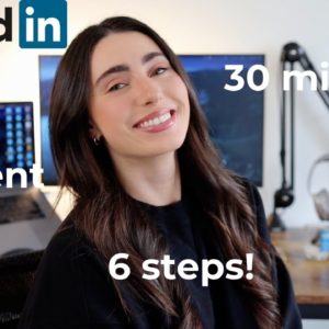 How To Create LinkedIn Content In 30 Minutes 2021 | Step By Step
