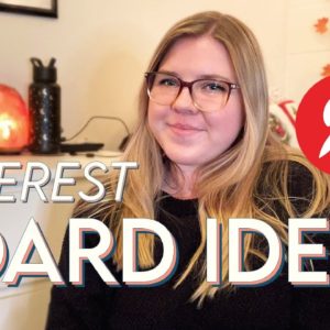 Pinterest Board Ideas! Over 50 board ideas + how I create custom board covers