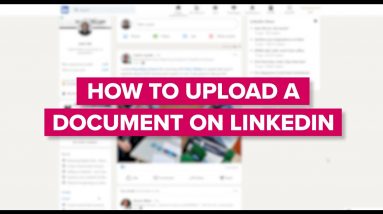 How to Upload a Document on LinkedIn | LinkedIn Tutorials