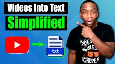 How To ACCURATELY Transcribe YouTube Videos To Text (QUICK & EASY)