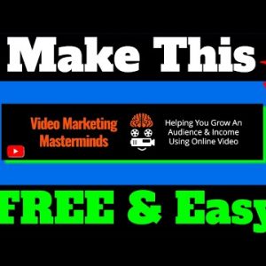 How To QUICKLY Create A YouTube Banner (FREE & EASY)