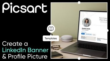 How to Create a LinkedIn Banner & Profile Picture | Picsart