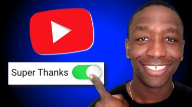 How To ACTIVATE & Use Super Thanks On YouTube