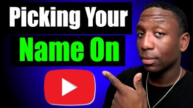 How To QUICKLY Come Up With A GOOD YouTube Channel Name