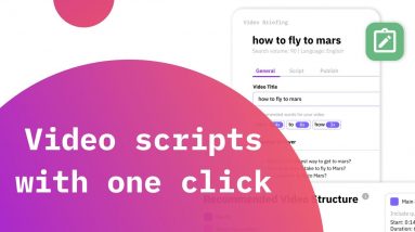 tubics Video Briefings ⎸ Generate Data-Driven Video Scripts
