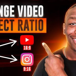 How To CHANGE The ASPECT Ratio Of ANY Video (This Works Best)
